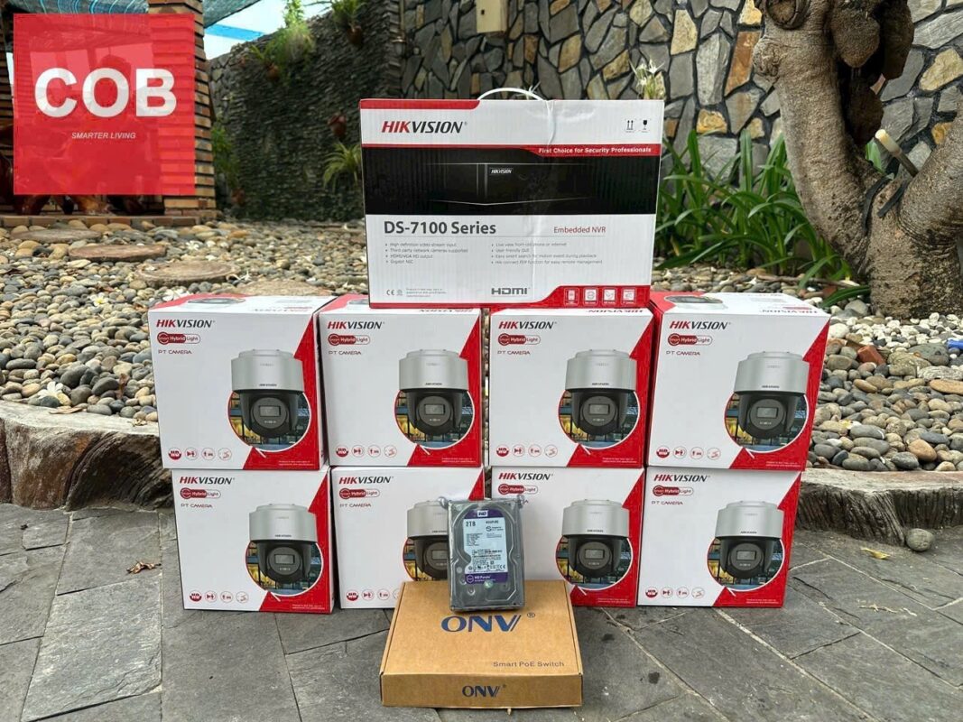 Bộ 8 camera quan sát cao cấp cho Biệt thự