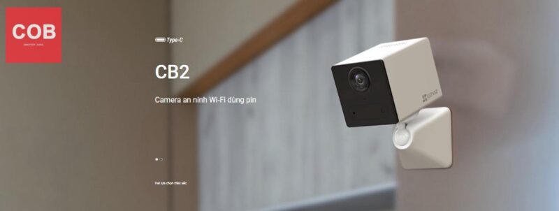 EZVIZ WIFI CB2 - CAMERA KHÔNG DÂY DÙNG PIN SẠC